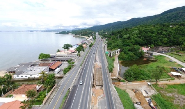 Balneário de São Miguel, em Biguaçu