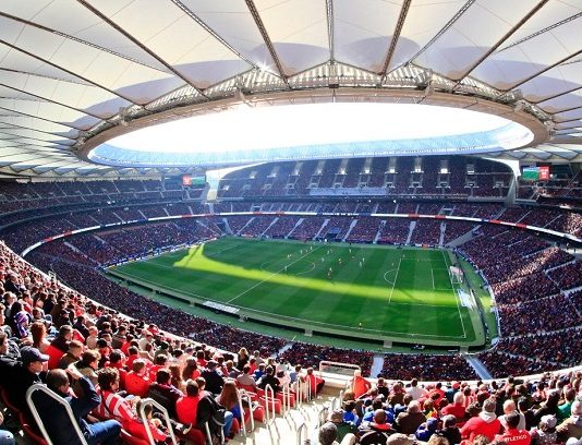 Final entre Tottenham e Liverpool será no estádio do Atlético de Madrid - Foto: Wanda Metropolitano/Divulgaçõa/CSC