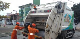 coleta de lixo em sao jose caminhão proactiva ambiental