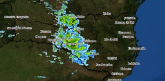 imagem de radar defesa civil sc