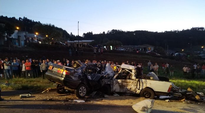 acidente tres mortes ponte serrada br 282 - prf