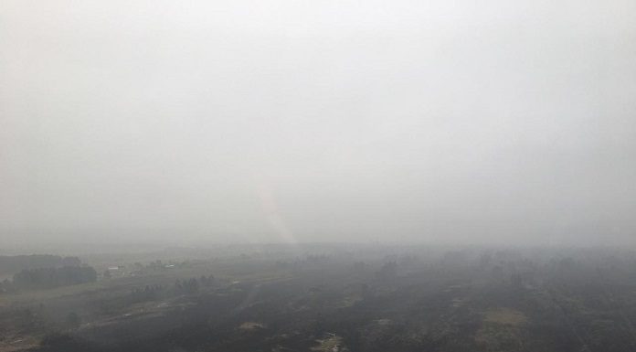 sobrevoo arcanjo incendio controlado parque estadual serra do tabuleiro - cbm