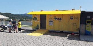 posto de cobrança do pedágio ambiental