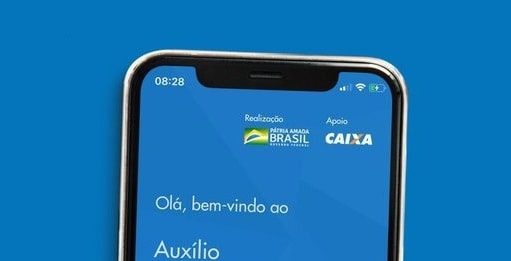 reprodução da tela de um celular com o aplicativo aberto