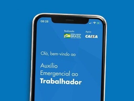 reprodução da tela de um celular com o aplicativo aberto