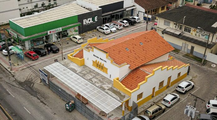 Fachada do Mercado Público de Palhoça