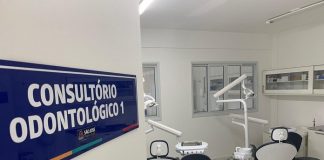 Consultório odontológico em posto de saúde de São José