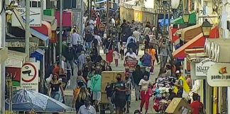 pessoas andando no centro de florianópolis - trabalho empregos formais renda carteiras de trabalho santa catarina caged