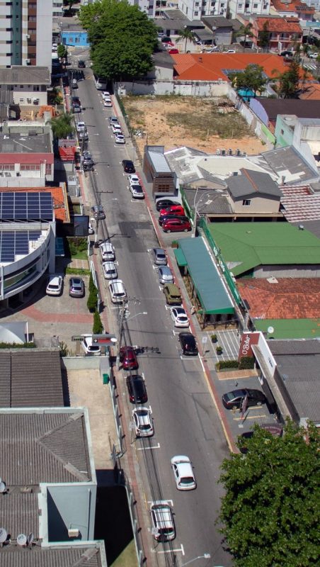 foto aérea da rua koesa