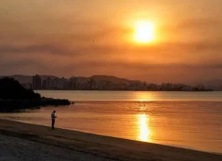 Tempo para amanhã em Santa Catarina: dia levemente nublado