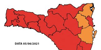 matriz da covid mostra 13 regiões de sc em nível grave de risco ao coronavírus