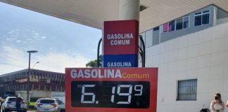 placas com preço da gasolina a R$ 6,19 - Com fim de bloqueios, fiscalização atua para impedir aumento ilegal da gasolina