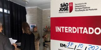 Estabelecimento em Areias é interditado por perturbação do sossego