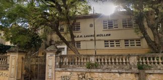 Escola Estadual Lauro Müller, no Centro de Florianópolis