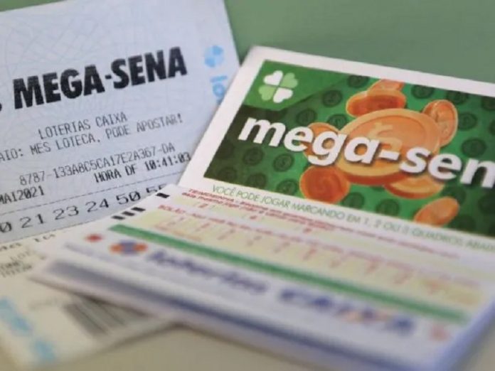 loteria da mega-sena - cartões de aposta