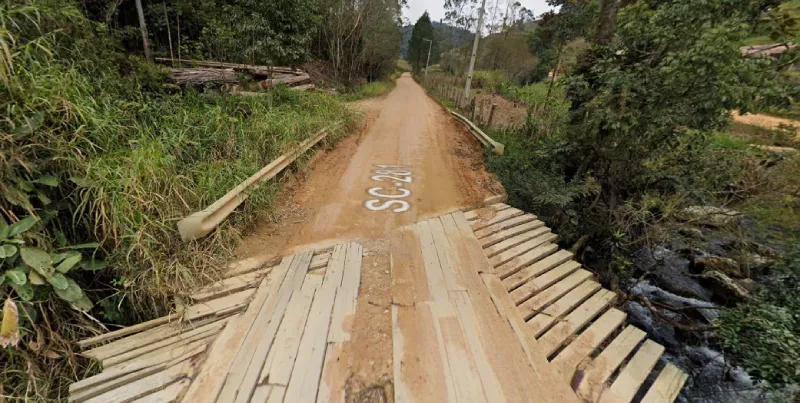 Estrada entre São Pedro de Alcântara e Angelina, a SC-281, será asfaltada