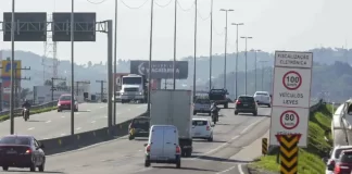 Arteris instala mais 12 radares na BR-101 na Grande Florianópolis