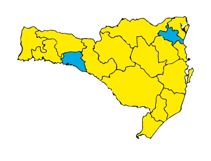 Impacto da ômicron: 15 regiões de Santa Catarina estão em risco alto à Covid