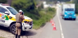 Velocidade acima do permitido para a via foi o flagrante de trânsito em maior quantidde nas rodovias estaduais