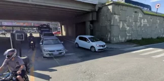 Trânsito em interseção com via marginal da BR-101 terá alteração na próxima terça-feira (8/2), no Bairro Jardim Eldorado, em Palhoça