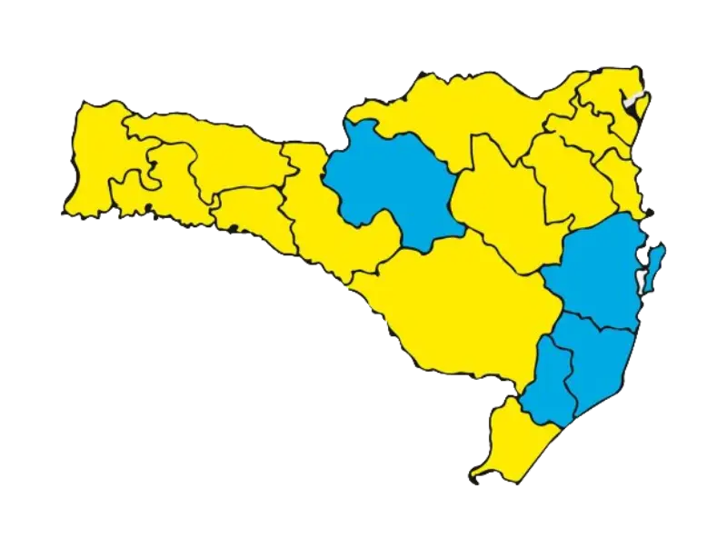 Matriz de Risco Regionalizado aponta 13 regiões no nível alto e quatro no moderado