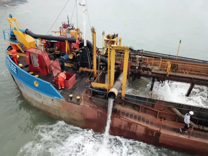 draga para alargamento de praias em florianópolis