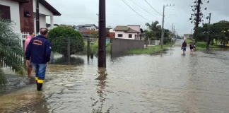 14 municípios decretam situação de emergência em Santa Catarina