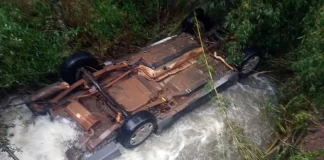 dois homens morreram em são joaquim em um carro dentro de um rio