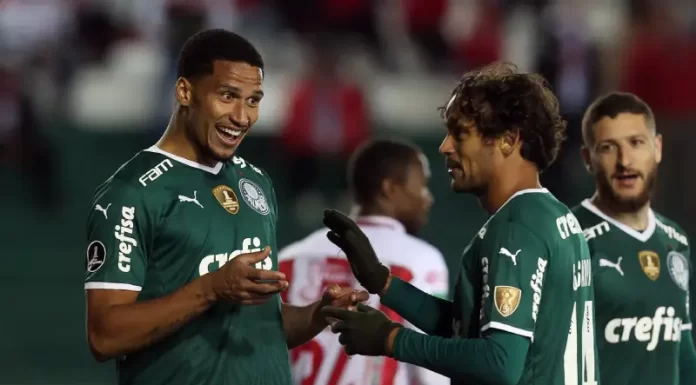 palmeiras goleou o indepiendente petrolero na libertadores