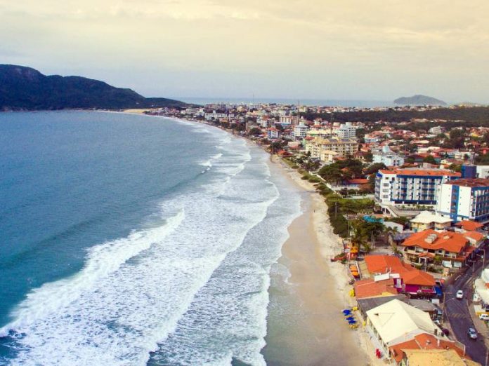 canto sul da praia de ingleses