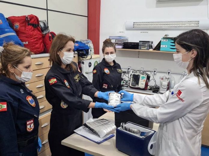 Helicópteros dos Bombeiros serão equipados com sangue do tipo O