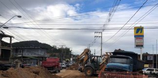 Horário das obras da SC-406 é reduzido