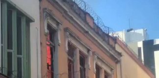 Incêndio atinge prédio na Rua Trajano, no Centro