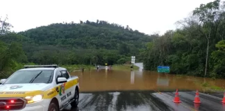 Rodovia SC-453 tem interdição total