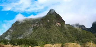 Estrada SC-370, que leva à Serra do Corvo Branco