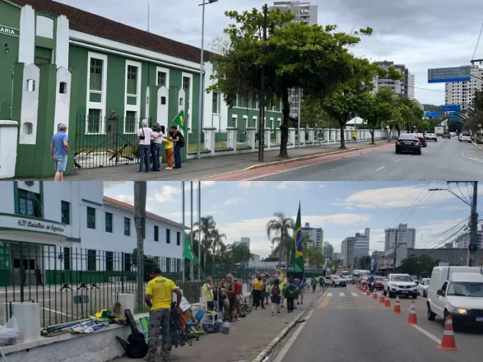 Acampamentos de manifestantes são desfeitos em SC