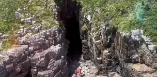 morte na trilha da caverna do pântano do sul