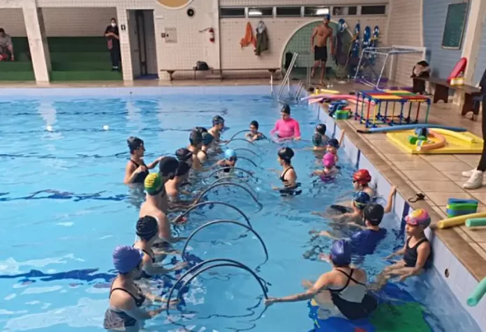 Natação infantil na Udesc