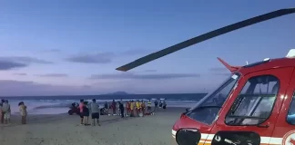 Turista de Maringá morre afogado na Praia dos Ingleses