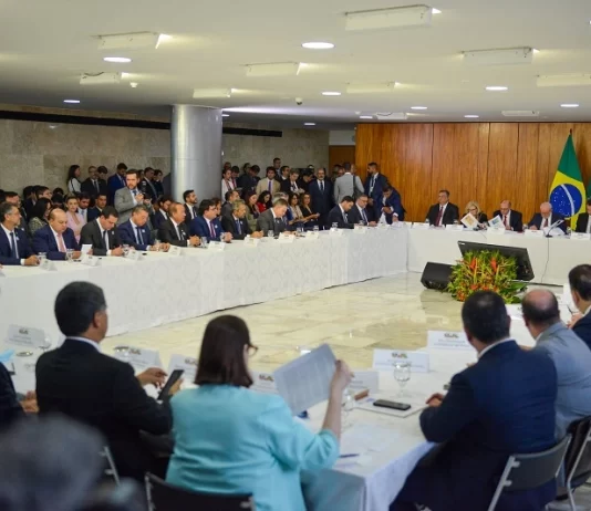 Reunião em Brasília com governadores e presidente sobre violência nas escolas