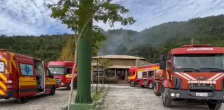 Restaurante na SC-401 é evacuado após princípio de incêndio