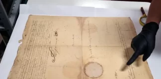 Documento assinado por Dom Pedro II é transcrito em museu de São José