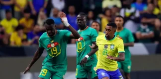 Amistoso Brasil e Senegal