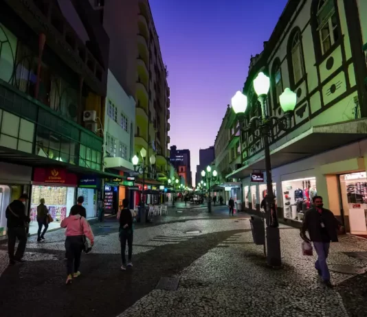 Centro de Florianópolis no Outono