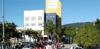 Manifestação dos servidores em Florianópolis