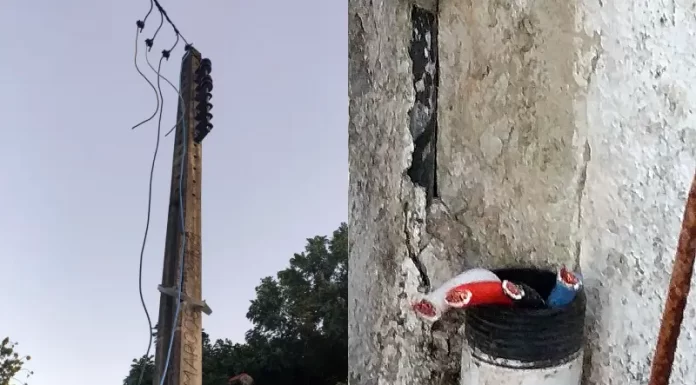 Centro espírita em Capoeiras tem a fiação furtada pela quarta vez