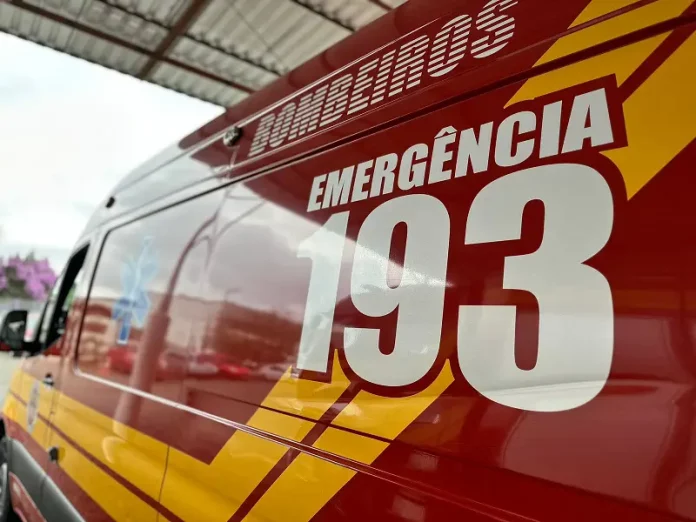 Ocorrência atendida pelos Bombeiros