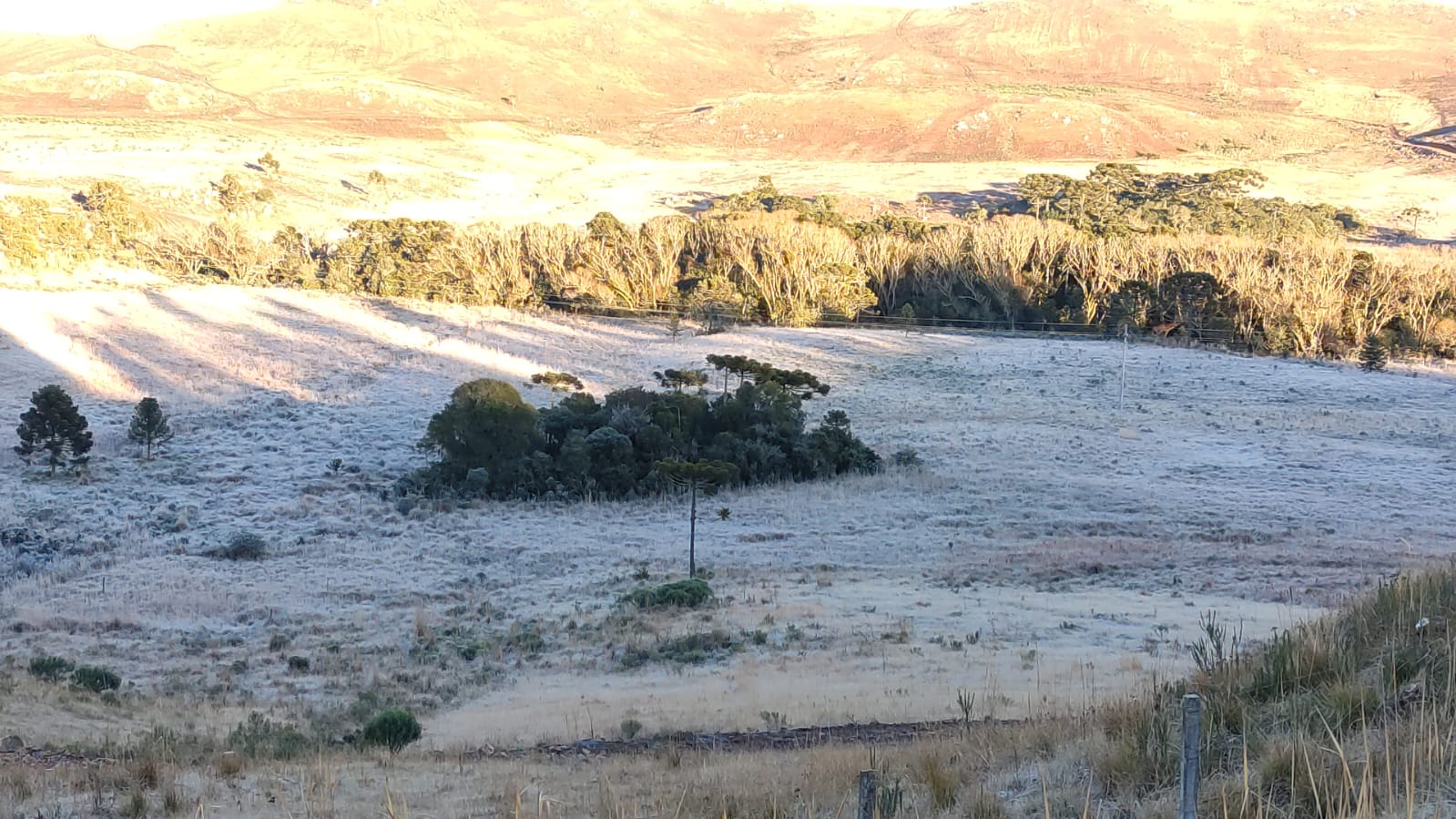 Temperaturas na Serra têm registro próximo a -6⁰C