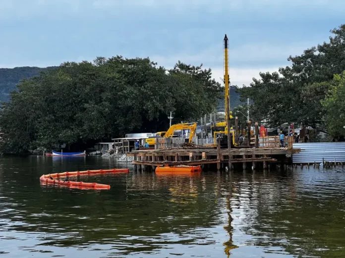 Construção da nova ponte da Lagoa recomeça com duas frentes de serviço