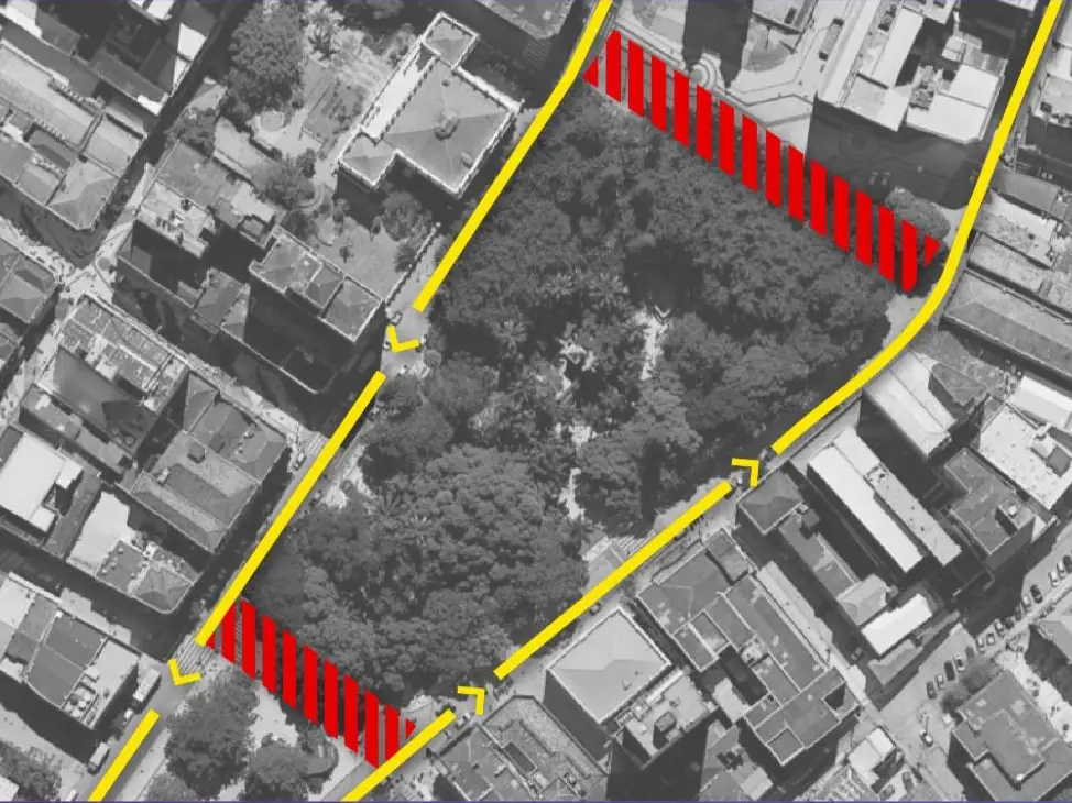 Ruas interditadas no entorno da Praça XV